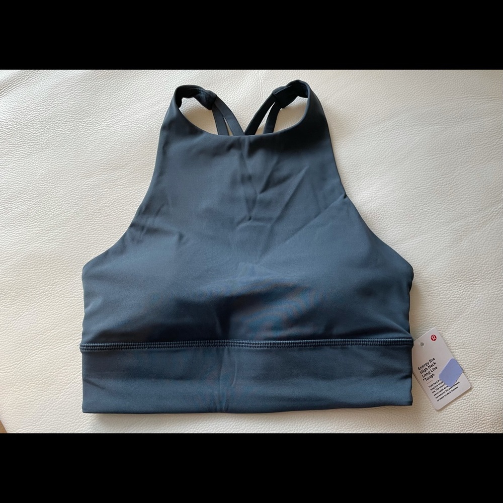 NWT Lululemon Energy Bra High Neck Long Line Sz 4